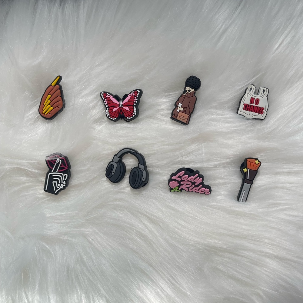 8pcs Crocs charm